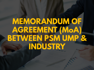 Memorandum of Agreement (MoA) Work Based Learning (WBL) between Pusat Sains Matematik UMP and Abyres Enterprise Technologies Sdn Bhd